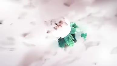典雅气息水墨淡出牡丹盛开绽放视频的预览图